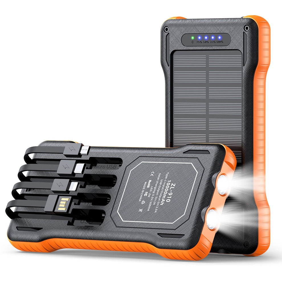Power Bank Ultra Resistente 10000mah Linterna Doble Led