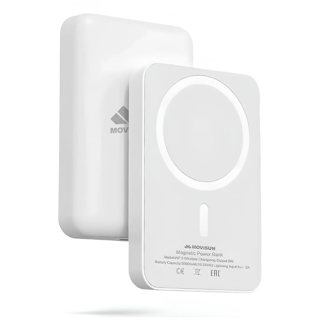 Powerbank Magnetico Inalambrico 5000mah Movisun I500