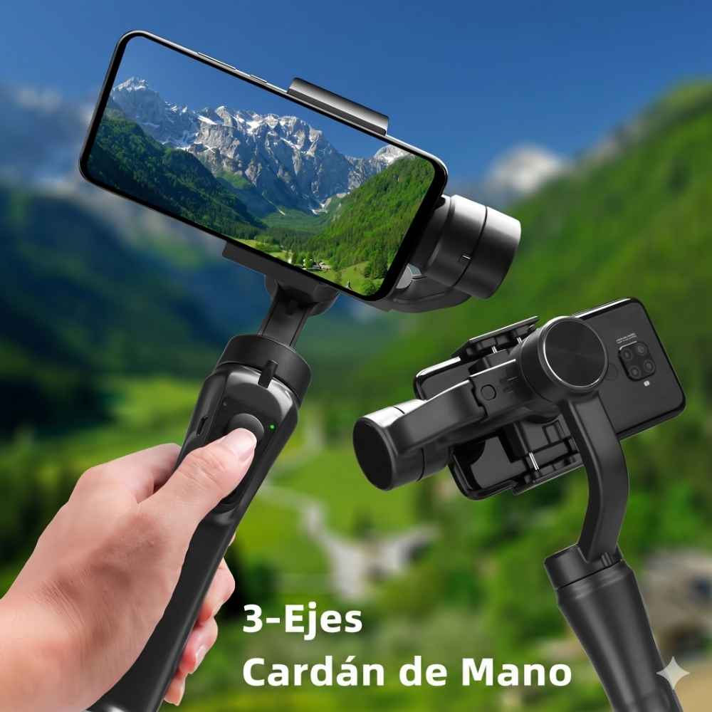 Estabilizador Gimbal 3 Ejes Celular Con Seguimiento AI