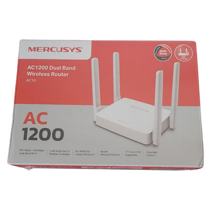 Router Mercusys Ac10 Ac1200 Dual Band 4 Antenas Mu-mimo