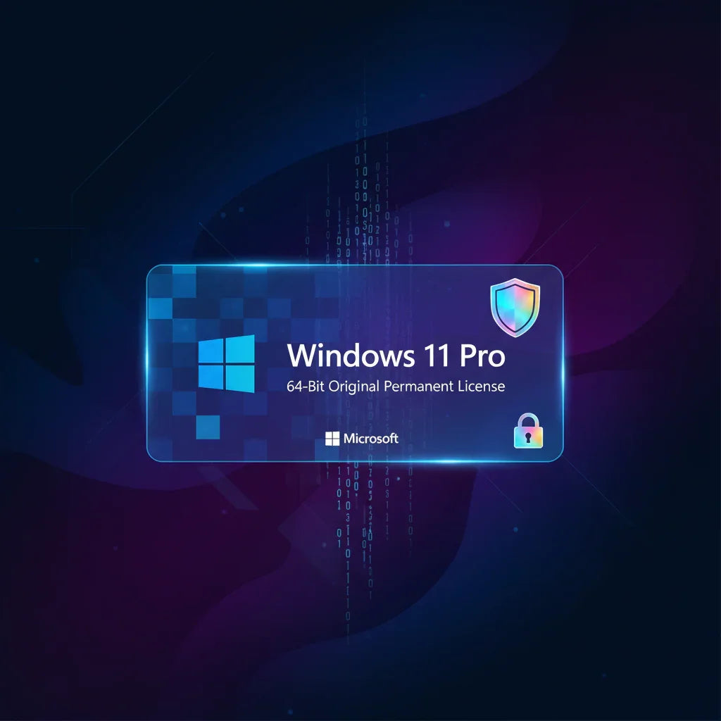 Windows 11 Pro 64-Bit Licencia Original Permanente Microsoft con protección y seguridad digital