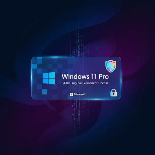 Windows 11 Pro 64-Bit Licencia Original Permanente Microsoft con protección y seguridad digital